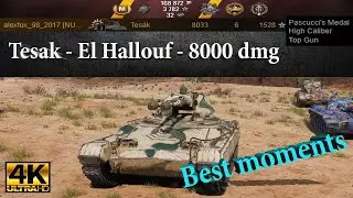 Vz. 71 Tes&aacute;k El Hallouf 8000 DMG 6 Kills 1528 EXP Ultra HD 4K World of Tanks | Epic Replay Best Mome