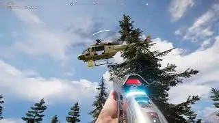 Chopper stuck in the tree! #shortsvideo #gaming #farcry5 #fallasleep