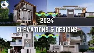24  Latest  Front Elevation Design | Modern Elevation Design | DESIRE 2 DESIGN ENGINEERS