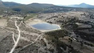 Rio Blanco, Coixtlahuaca, Oaxaca. 26 de Diciembre de 2023. Vista drone.