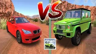 BMW E60 vs Mercedes g class pe drivex car crash android lansat iOS mai dureaza
