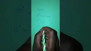 Solve for x