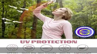 Costdyne Women's UPF 50+ Shirts UV Protection Lightweight Long Sleeve Quick Dry