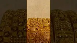 latest gold Bangles design#gold#bangles#kada#sixer#newdesign#916#2021#saudidesign
