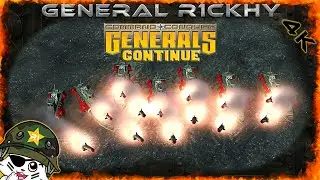 C&C Generals Zero Hour | Generals Continue 📢 Unleashing the Russian Land Force General! 💥 German