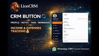 All-in-One CRM - Calendar, Reminders & Appointments - Lion CRM | WhatsApp Chrome Extension