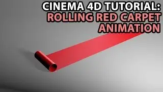 Cinema 4D Tutorial : Tapis rouge / Red carpet (Part 1)