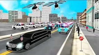 President Police Car Convoy | President Political Sim - Android Gameplay | GAMINg G