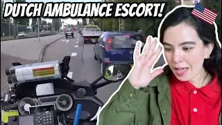 American Girl Reacts to [POV] You’ve Never Seen an Ambulance Escort Like THIS Before!