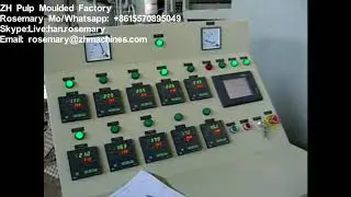 8+3 rotary forming machine for paper pulp molding egg tray machine line