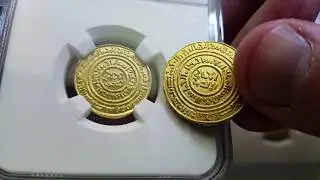 1148-1187 Gold Bezant / Dinar of the Crusaders in the Levant; Tyre Mint