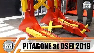 Anti-ram mobile barrier F-18 from Belgian Company Pitagone Counter Terror Mobile Solutions DSEI 2019