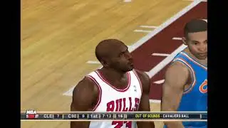 NBA 2K11 (PS2): '90 Chicago Bulls vs Cleveland Cavaliers