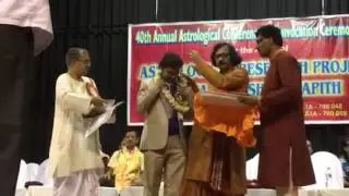 Prof.(Dr.)Basu being honoured in 40th convocation of IIOH