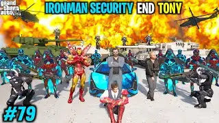 MICHAEL'S POWERFUL IRONMAN SECURITY END TONY | GTA V GAMEPLAY #79
