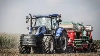 ✮Nowe Nabytki!✮Pasowy Siew Rzepaku 2022🔥New Holland T7.195 S & Agro Masz🔥Strip-Till✔Skup Zbóż Ślipek