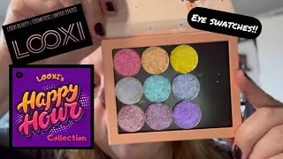Eye swatching the new Happy Hour collection from Looxi Beauty!!
