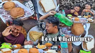 Food Eating Challenge | Looser get hit by Bottle 🤯| Siblings Fun Food Challenge ||Northeast