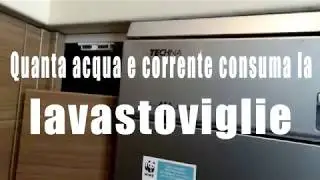 Quanta acqua e corrente consuma la lavastoviglie? HD Video