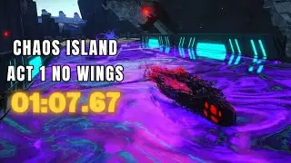 Shadow Generations Chaos Island Act 1 Speedrun 01:07.67 (WR) (PS5) (No Wings)