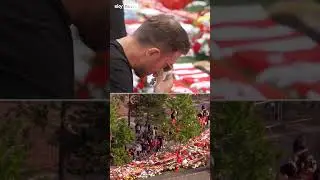 Ex-Liverpool star visits Jota flowers
