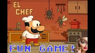 FUN PLATFORM GAME EL CHEF FOR COMMODORE 64. NEWLY RELEASED FULL RELEASE VERSION GAMEPLAY #c64 #game