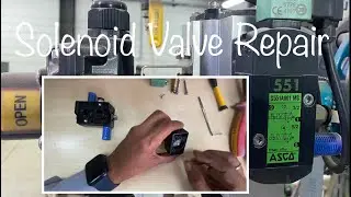 Solenoid Valve Troubleshooting | Pneumatic Solenoid Valve Repair | ASCO G551A001MS 551 Valve