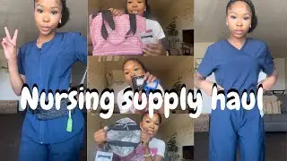 Nursing Supply Haul | Nurse Extern! | Becoming a BSN RN
