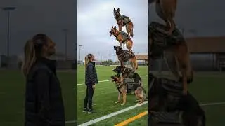 Well-Trained German Shepherd K9 Dogs &ndash; Discipline, Strength & Precision in Action!