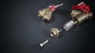 Filtr skośny z magnesem FERRO &ndash; ochrona instalacji grzewczej i montaż