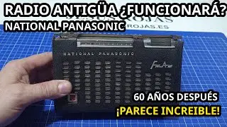 Puesta en Marcha Antigua Radio National Panasonic. 60 Años Después. 515