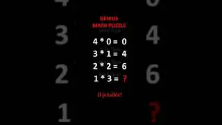 math puzzle 19 | Genius math puzzle | Brain Teaser | math trick | math fun | #atishtisya