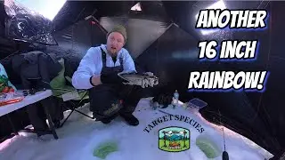 Target Species - Never Walk Away 2024 Rainbow Trout ICE Fishing Tarryall Reservoir, Colorado