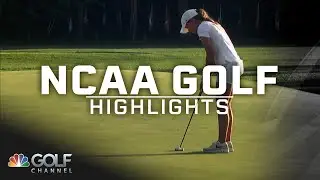 NCAA Golf Highlights: 2025 Jackson T. Stephens Cup at Shoreacres, Round 2 | Golf Channel