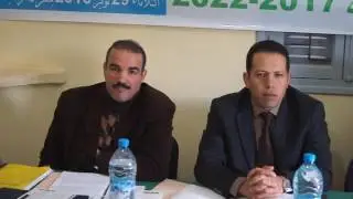 عرض حول برنامج عمل جماعة أيت وعرضى من تقديم مدير المصالح بالجماعة عبد الله أغروض