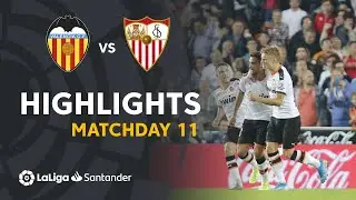 Highlights Valencia CF vs Sevilla FC (1-1)