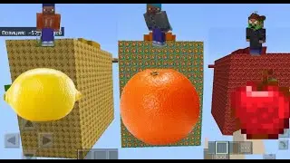 ЧАНК ЯБЛОКО VS ЧАНК ЛИМОН VS ЧАНК МАНДАРИН В МАЙНКРАФТ 100% ТРОЛЛИНГ ЛОВУШКА MINECRAFT