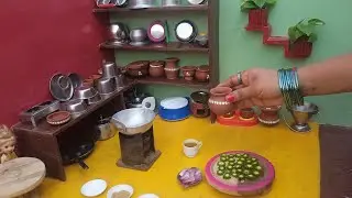स्वादिष्ट करेले की सब्जी, रोटी। @Tinyfoodvlogs #food #miniaturecooking