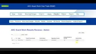 AKC Scent Work Managing Review Requests