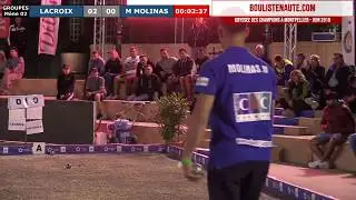 Henri LACROIX vs Ma&iuml;ky MOLINAS la revanche du Championnat du Monde !P&eacute;tanque - Montpellier 2019