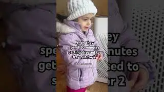 She said she&rsquo;s DONE #funnytoddler #momlifr #snowdat