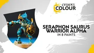 Seraphon Saurus Warrior Alpha in 8 paints