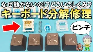 緊急事態！動かなくなったキーボードをDIYで分解修理してみました！