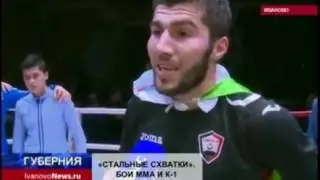 Алим Набиев Профессор победил нокаутом Франческо Палермо