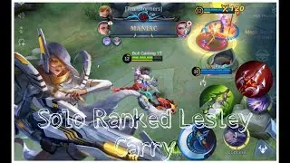 Unstoppable Lesley 0 Death gameplay| Mythical Honor Ranked Match| Bolt Gaming #mlbb