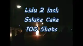 Lidu 2 Inch Salute Cake 100 shots