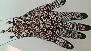 Simple and easy and beautiful bridal mehandi design for beginners | 