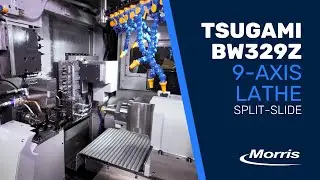 Tsugami's BW329Z - 9-Axis Swiss-Type Lathe - Morris