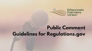 How to Leave a Public Comment on Regulations.gov