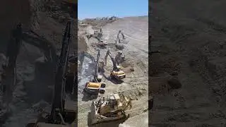 Mechanical heavy frenzy: the loading platform and loader work together to shock the scene!